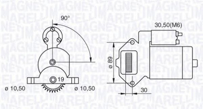 MAGNETI MARELLI 063280022010 -  Стартер